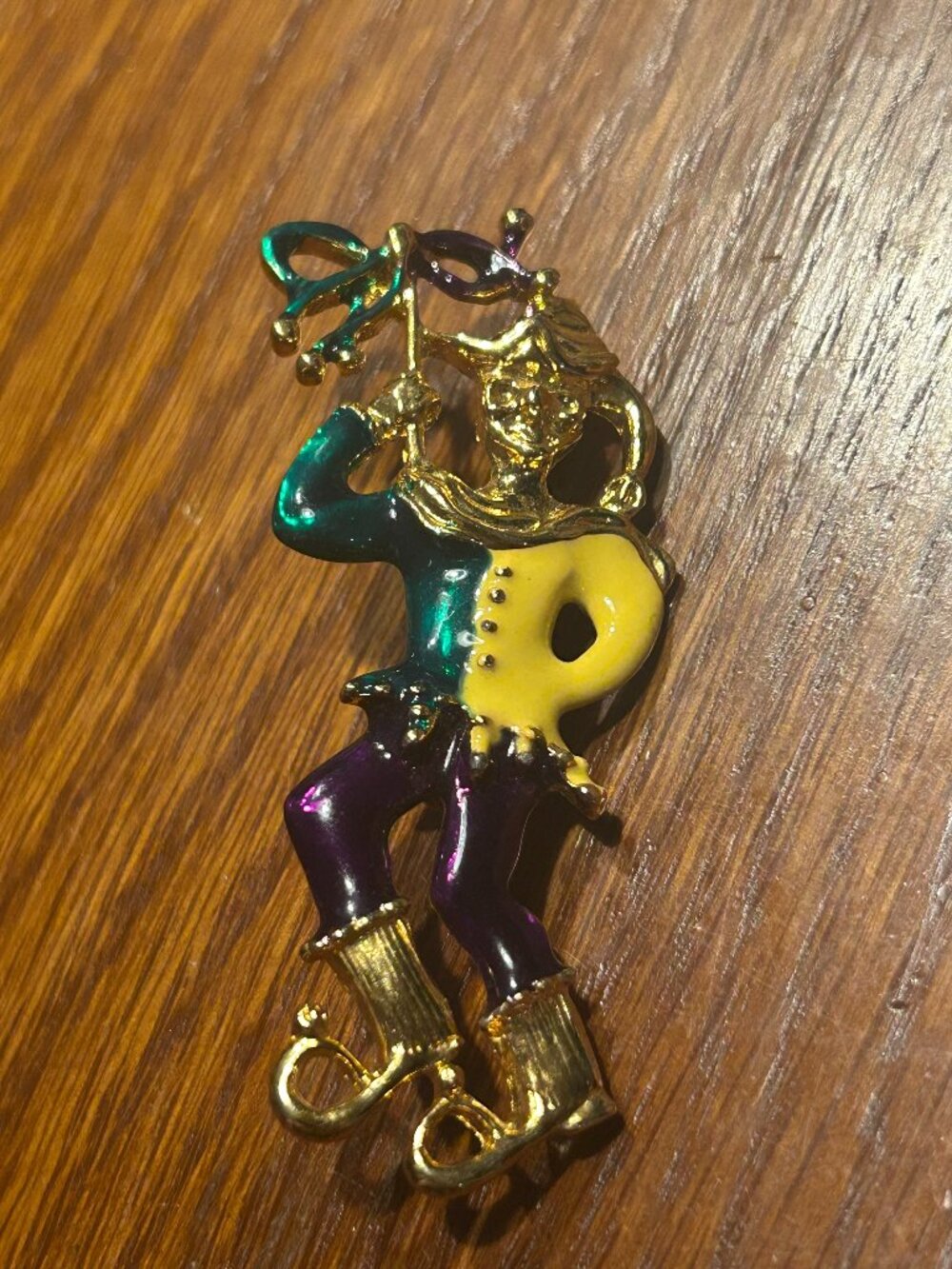 Vintage Gold Color Jester/Clown Pin